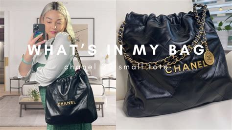 chanel small tote 2022|chanel 22 mini bag.